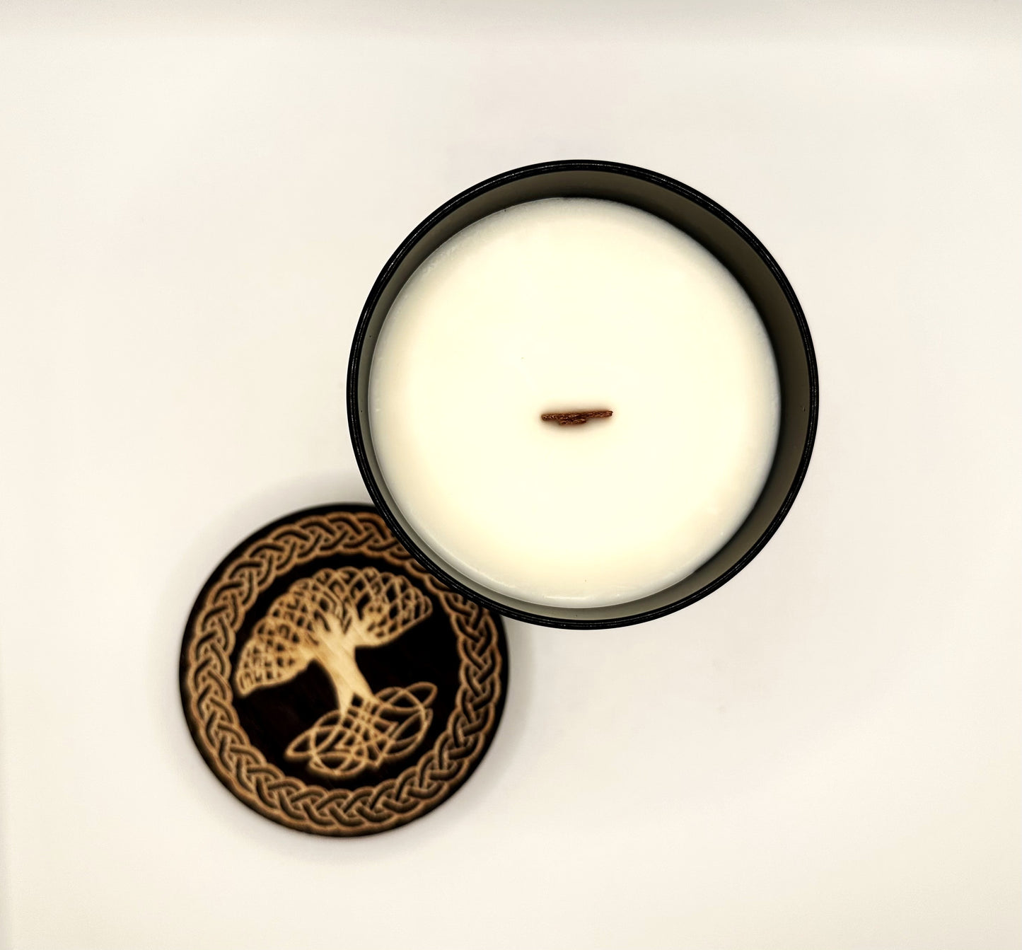 14 oz Leather and Lace Hand Poured Soy Candle